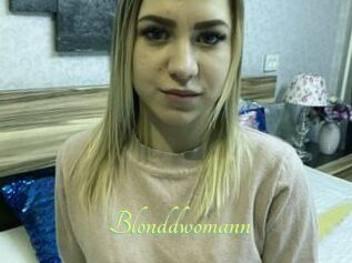 Blonddwomann